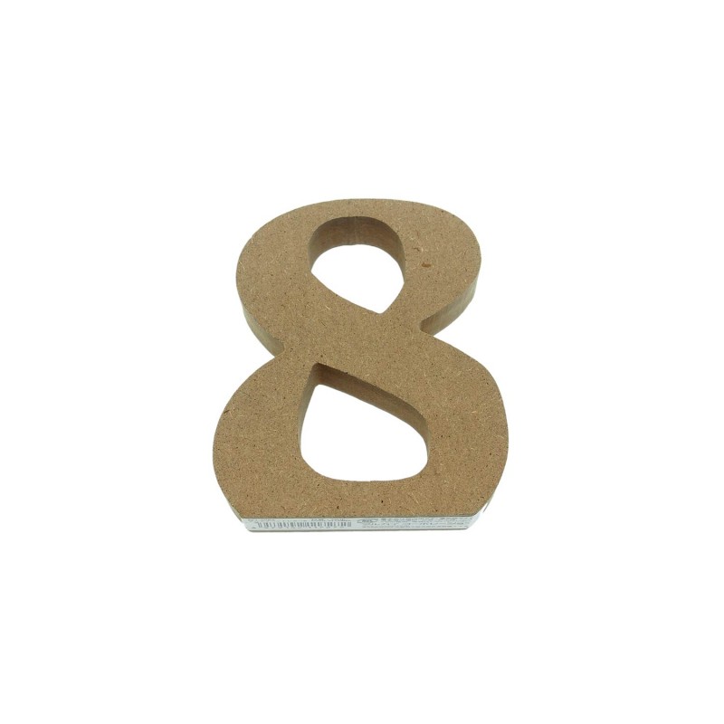 MDF 3D Number 8 Eight